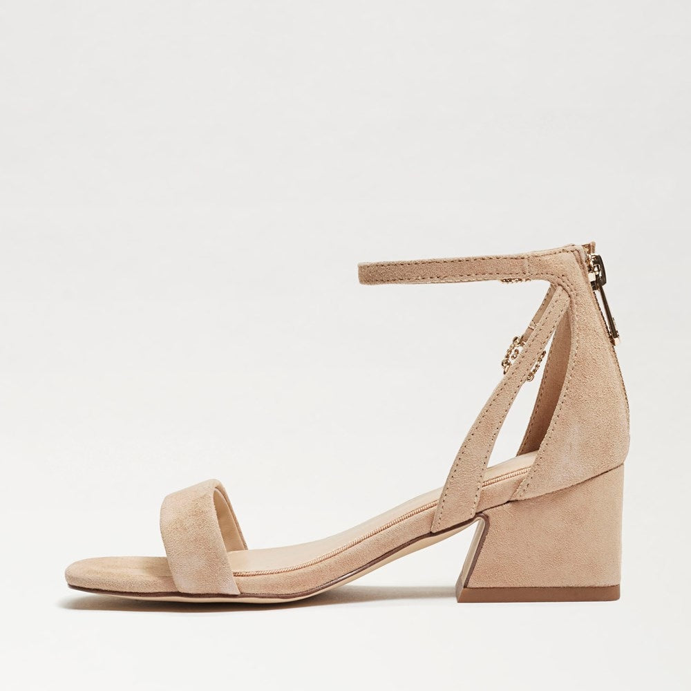 Delaney Dezi Block Heel Sandal - Nude