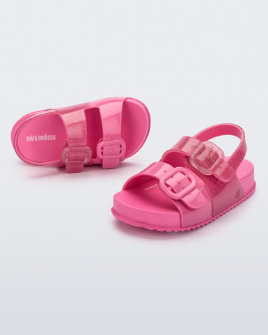 Baby Cozy Sandal -Pink Glitter