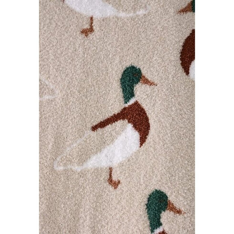 Chenille Blanket Simple Mallard