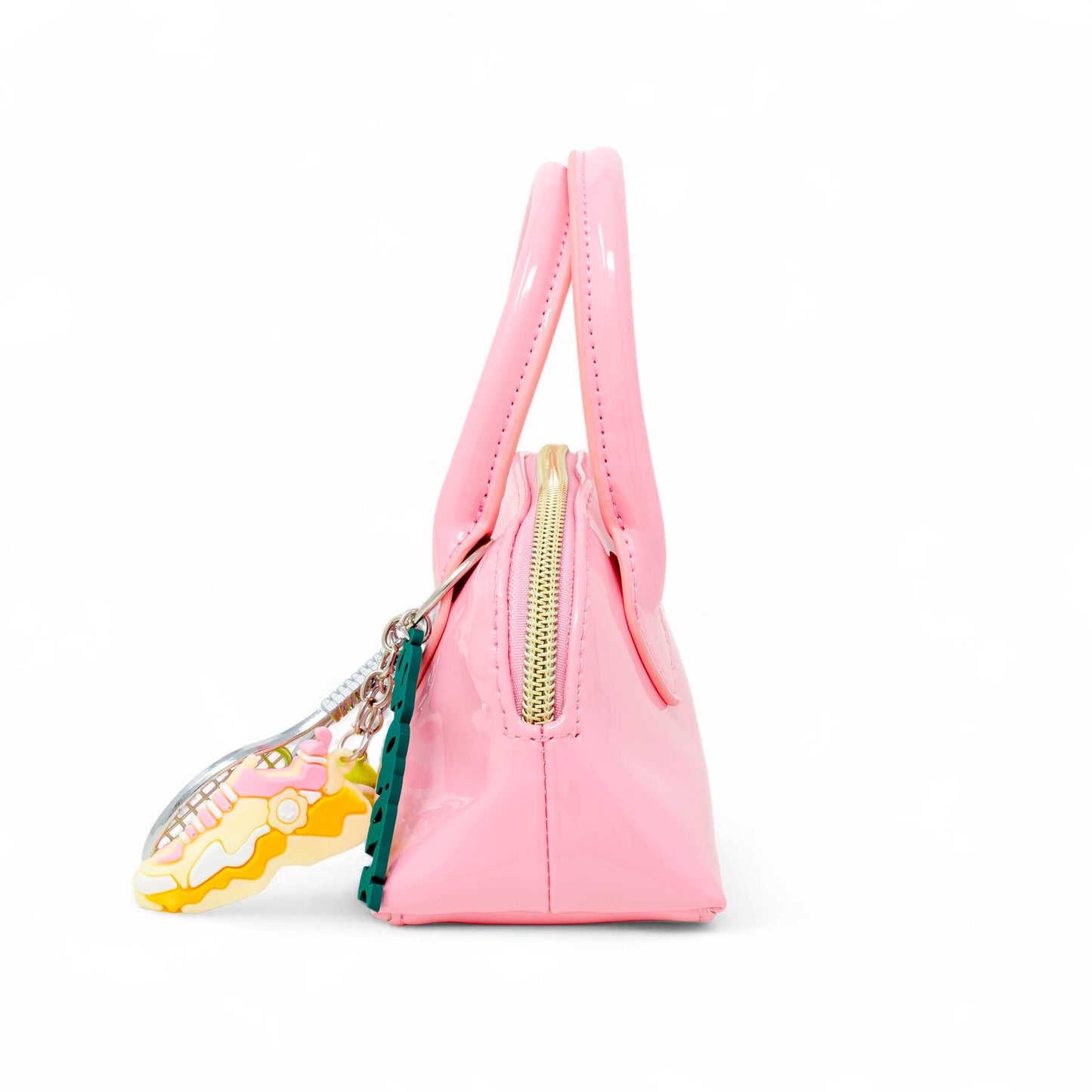 Sporty Charm Top Handle Bag: Pink