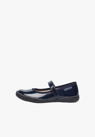 Pavia Mary Jane Shoe - Navy Blue