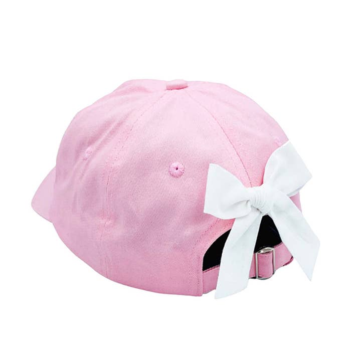 Big Sister Bow Baseball Hat - Pink (Youth)