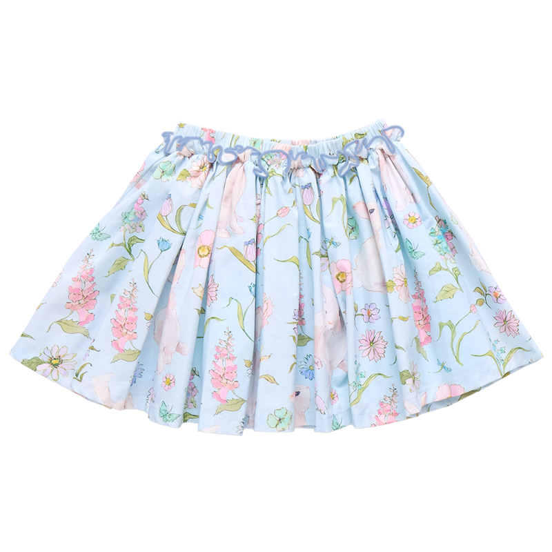 Girls Gianna Skirt - Botanical Bunnies