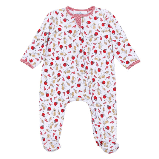 Go Dawgs! Print Zip Footie