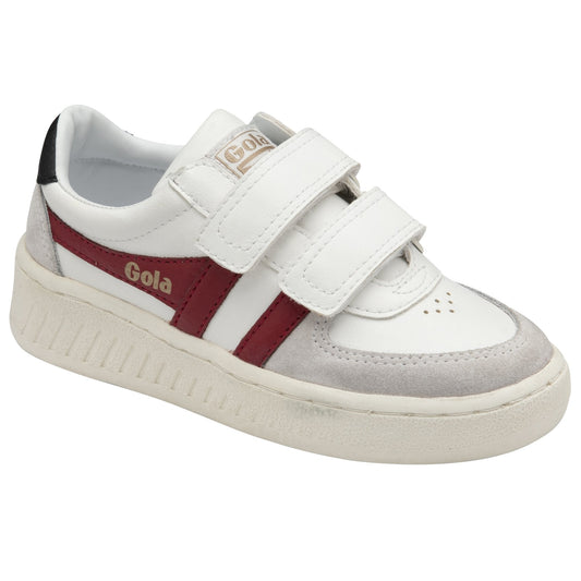 Grandslam Shoe - White/Red/Black