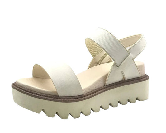 Mabrey White Sandal
