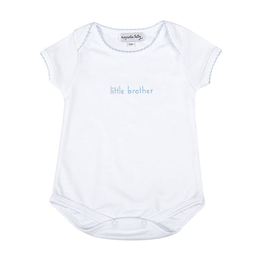 Little Brother Emb Lap Bodysuit