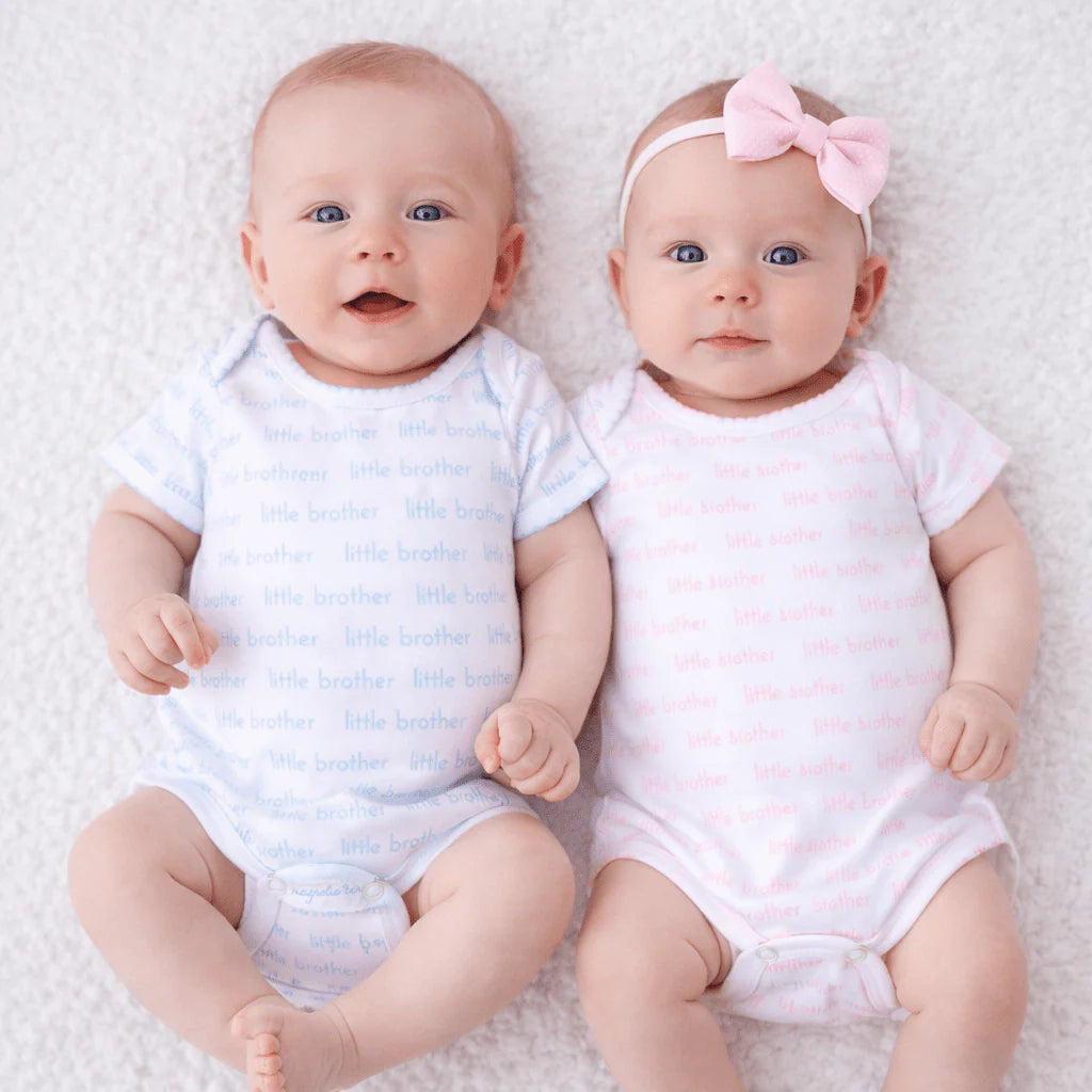 Little Brother Print Short Sleeve Bodysuit