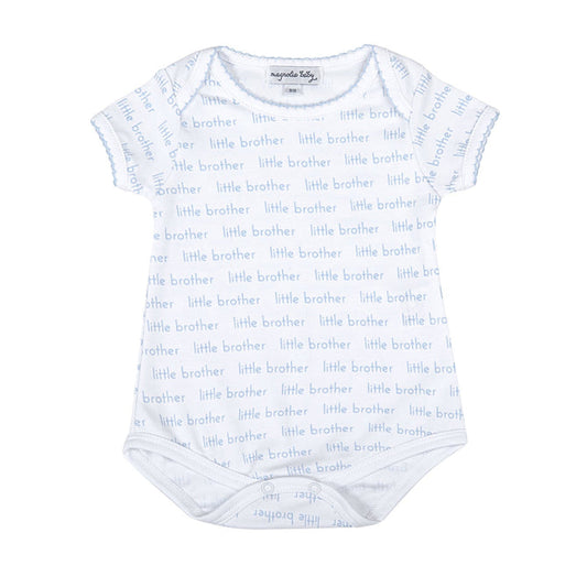 Little Brother Light Blue S/S Bodysuit