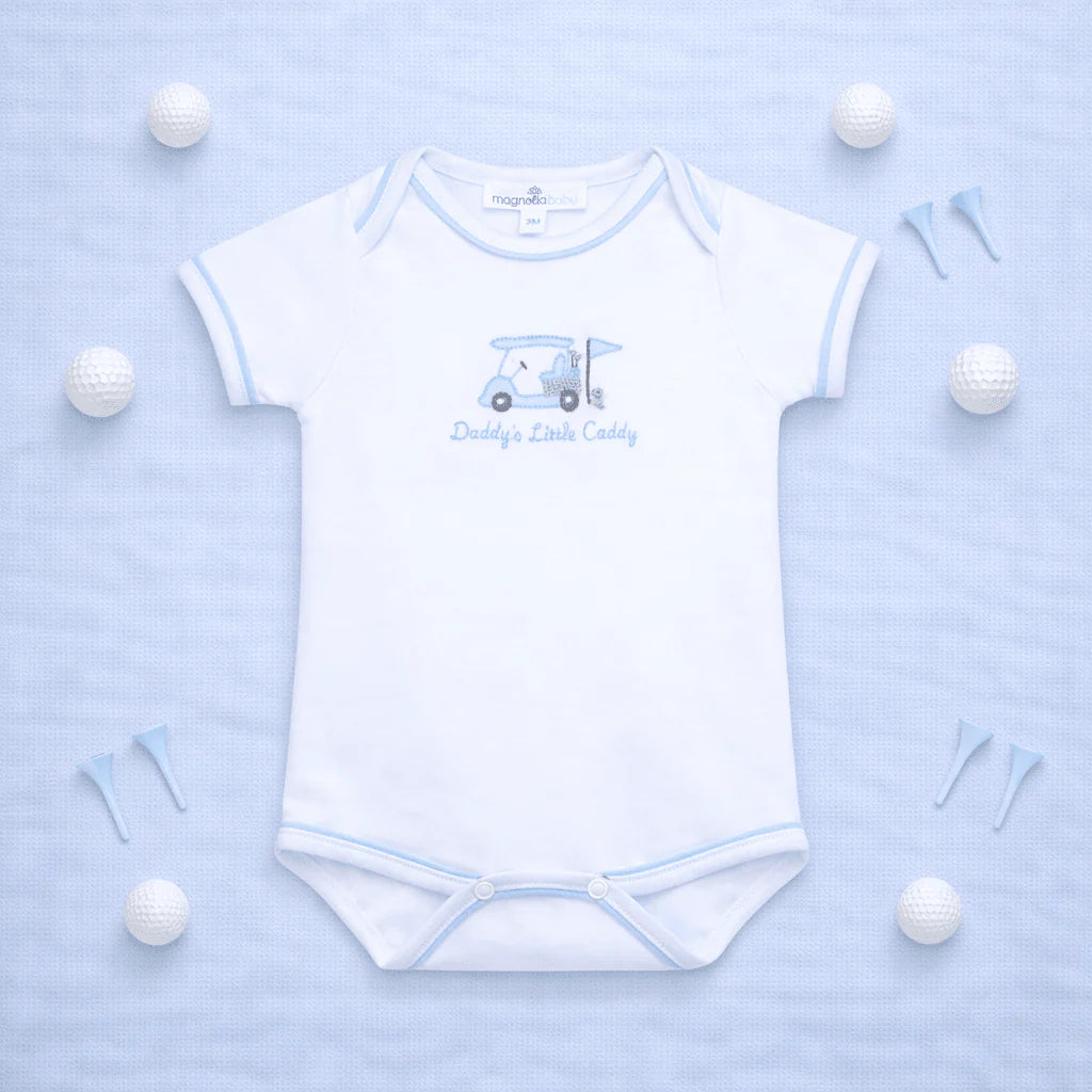 Little Golfer Bodysuit - Light Blue