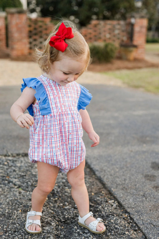 Liza Bubble Patriotic Knit