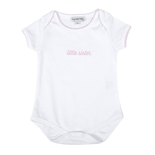 Little Sister Emb Lap Bodysuit