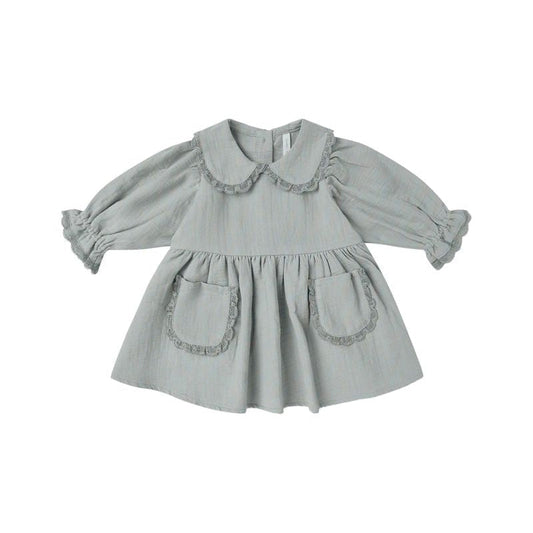 Marisol Dress/ Steel Blue