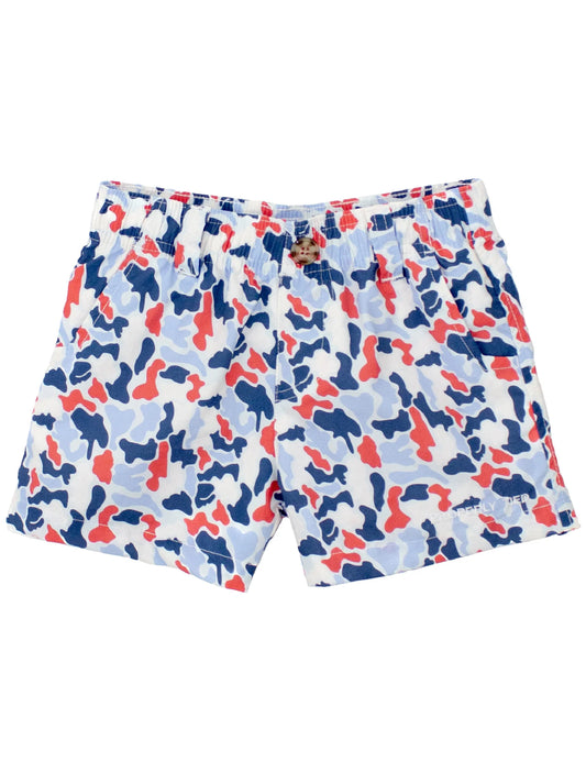 Boys Mallard Short Americana Camo