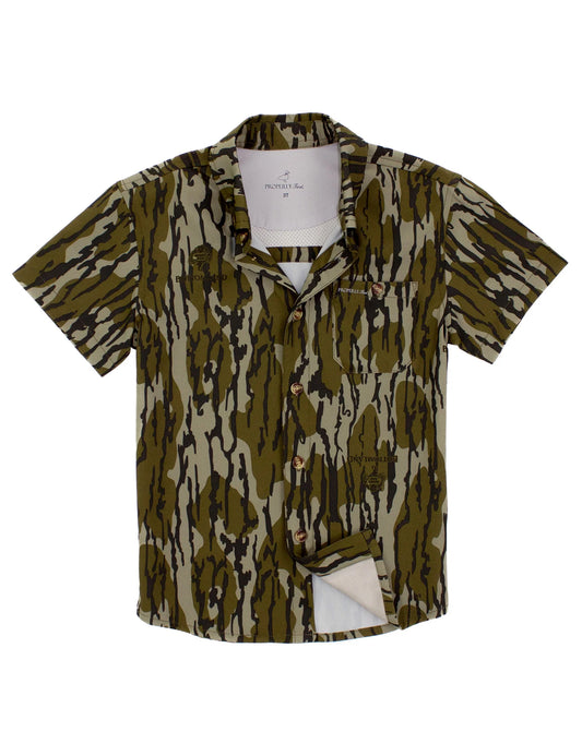 Boys Sportsman Field Shirt Mossy Oak