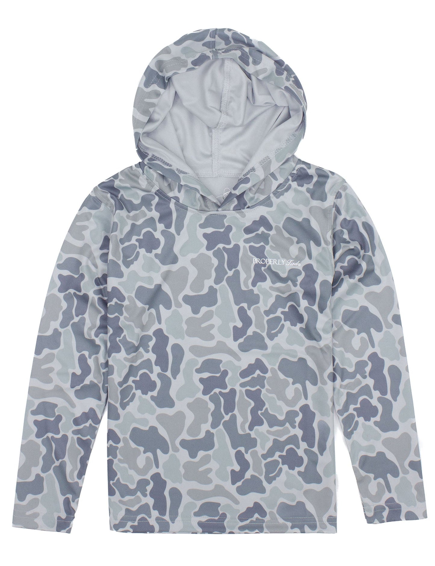 Boys Sportsman Perf Hoodie - Polar Camo