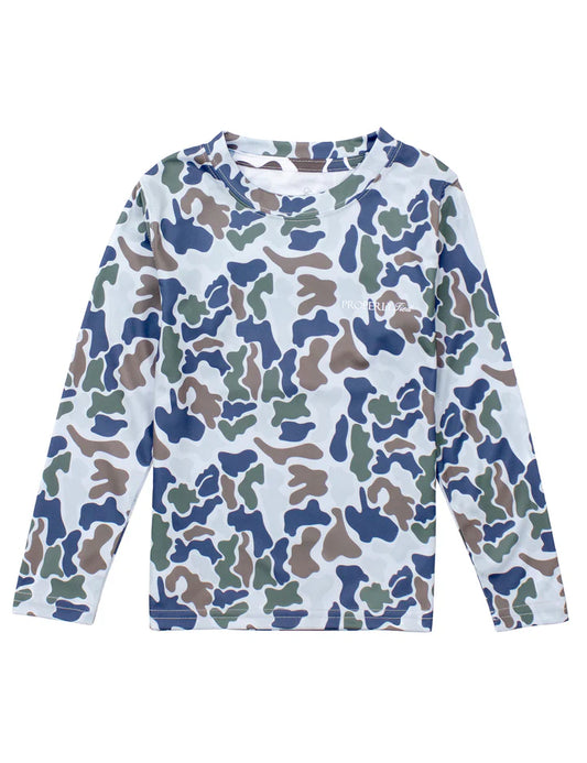 Boys Sportsman Performance Ls Terra Camo