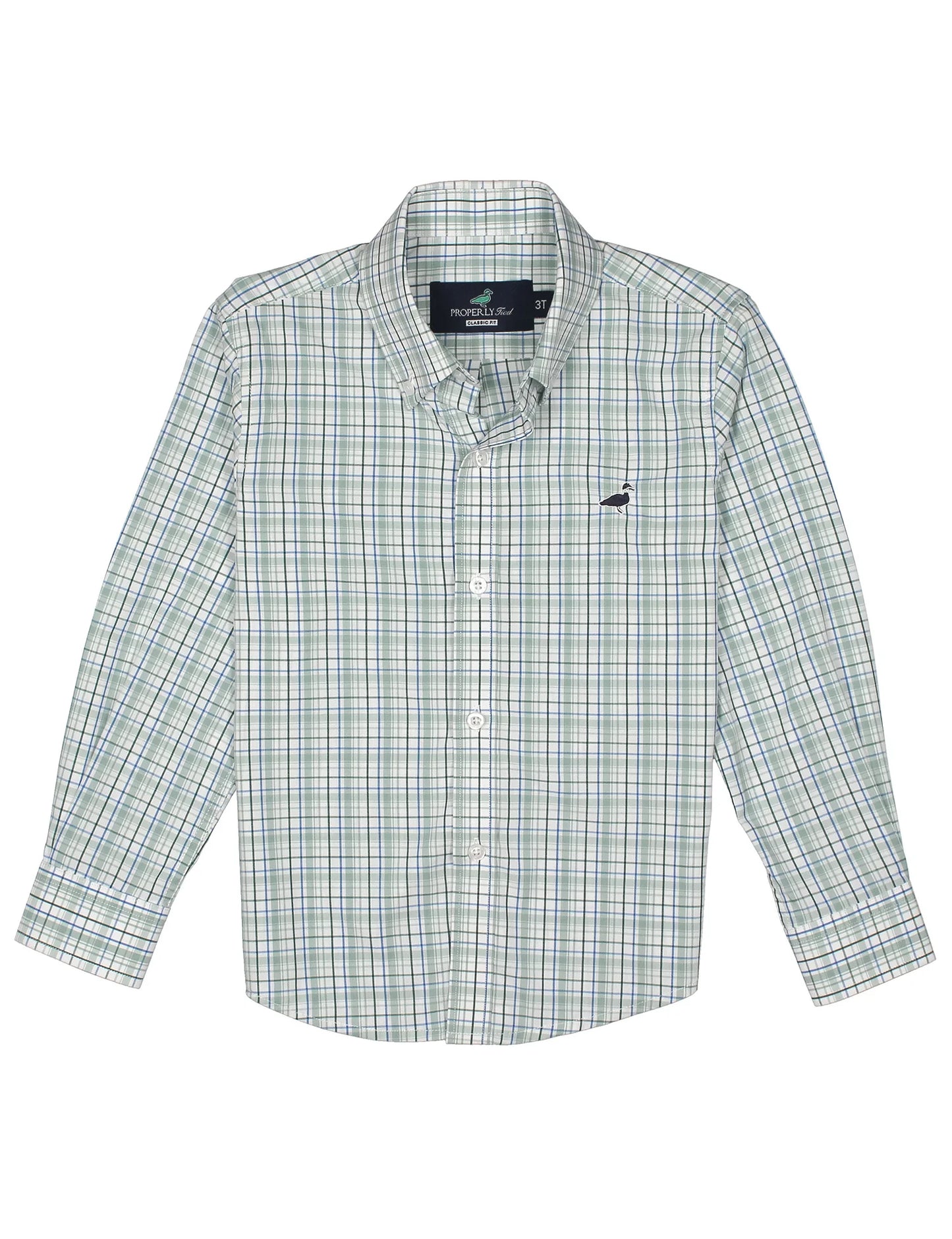 Seasonal Sportshirt Sage Stream