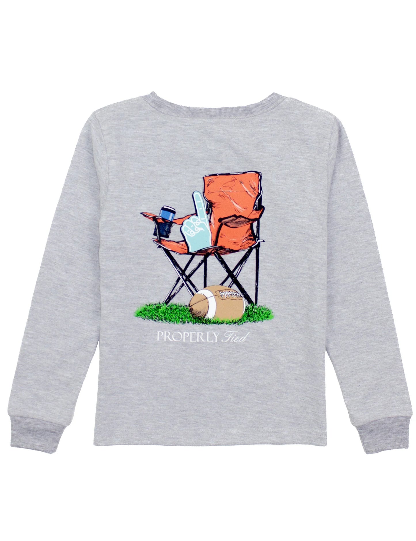 Sideline LS Light Heather Grey