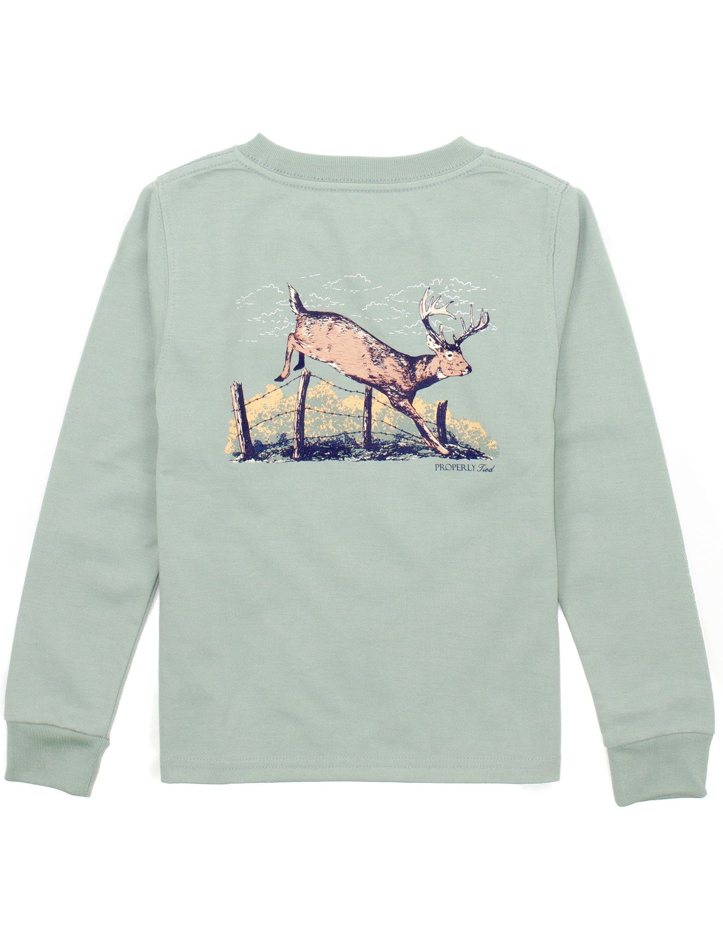 Boys Jumping Buck LS - Sage