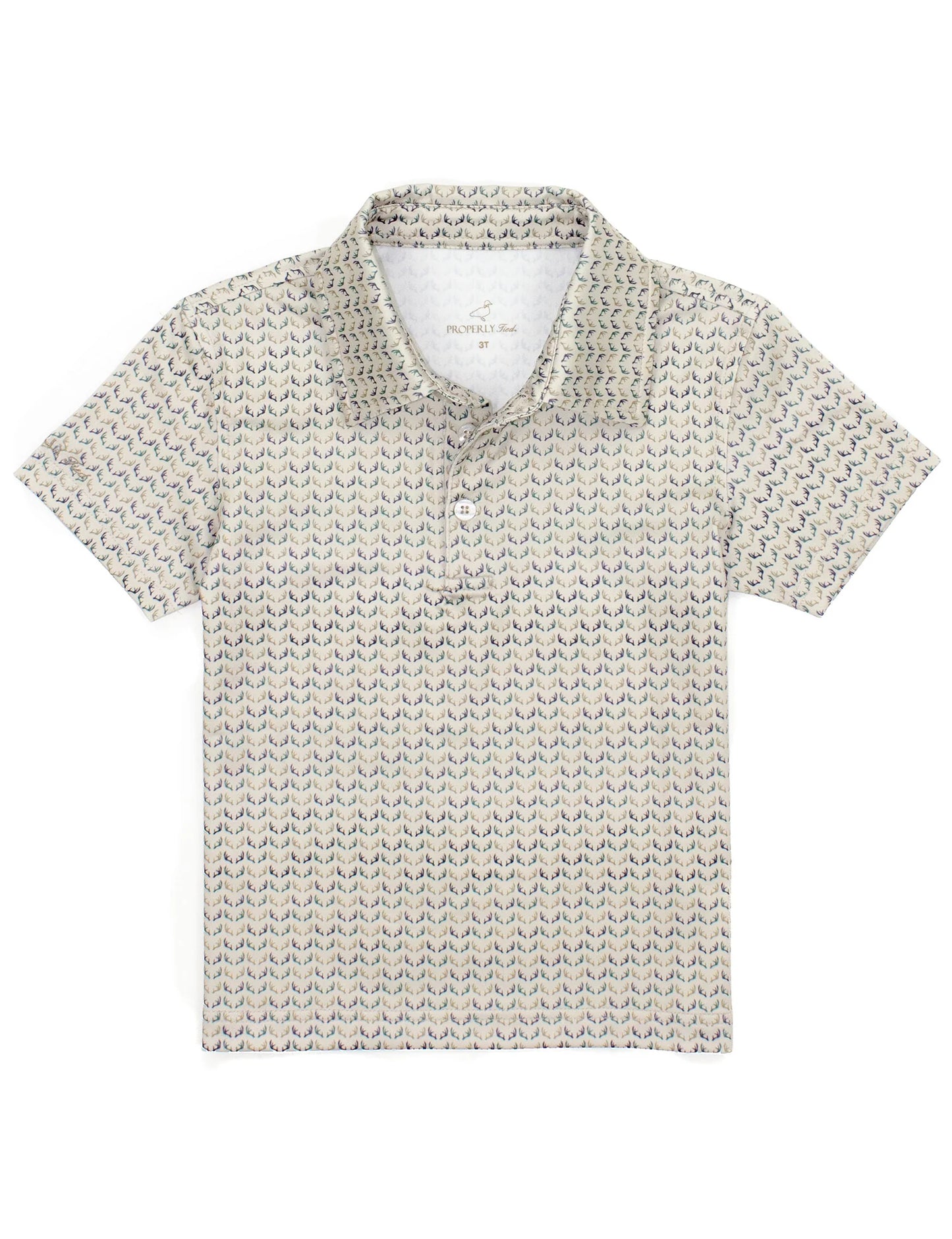 Boys Inlet Polo- Antlers