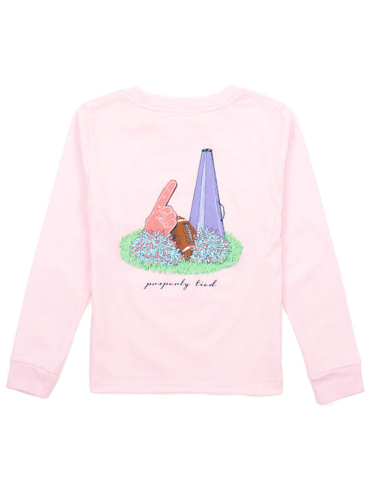 Girls Home Team L/S Tee - Rose