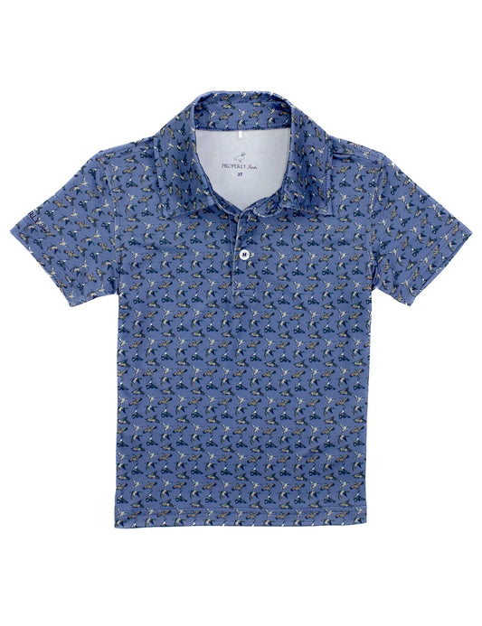 Boys Inlet Polo- Flock