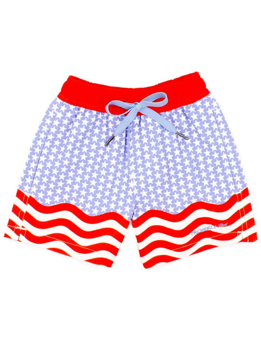 Boys Riviera Swim Trunk Freedom