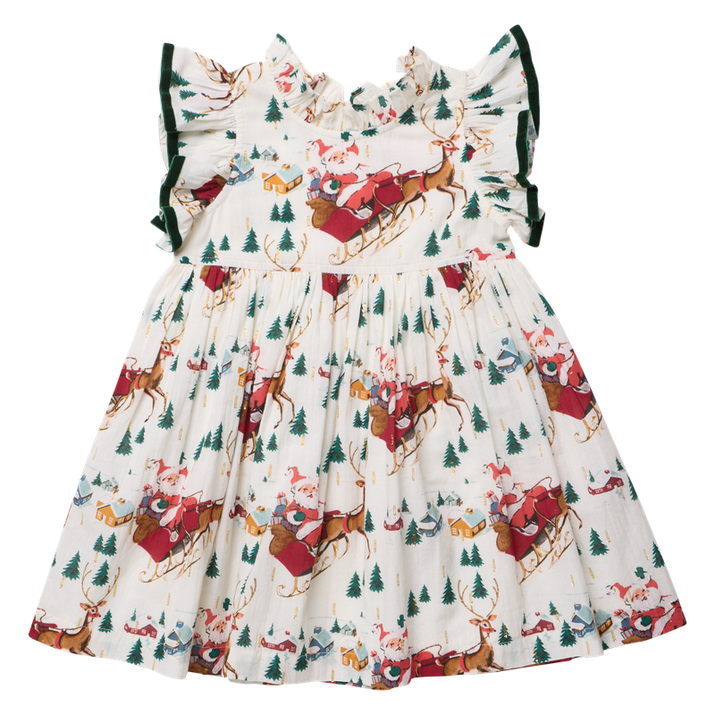 Jennifer Dress- Santa Sleigh