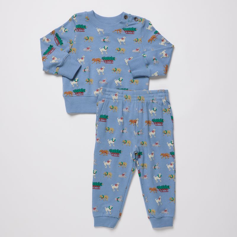 Baby Jax Jogger Set- Holiday Labs