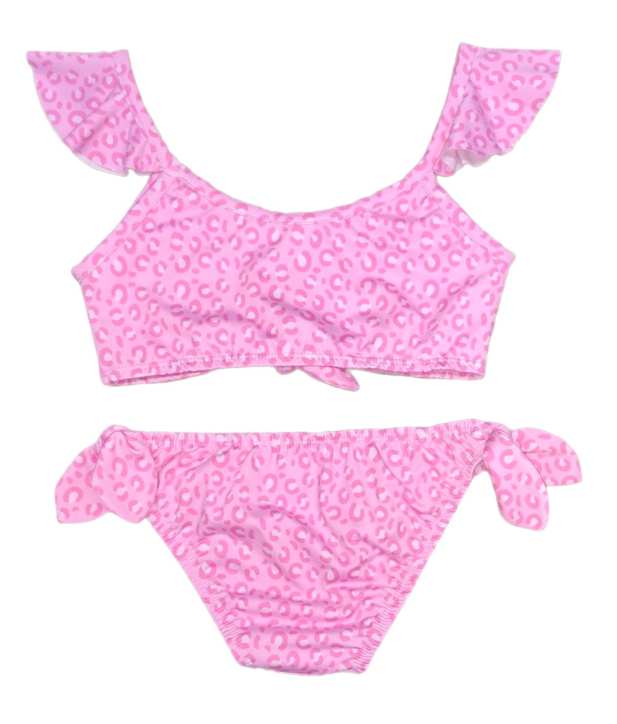 2pc Knot Swim BE - Pink Cheetah