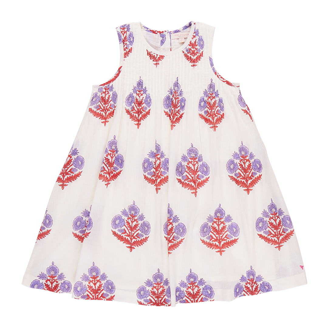 Girls Jaipur Dress - Lavender Bellflower