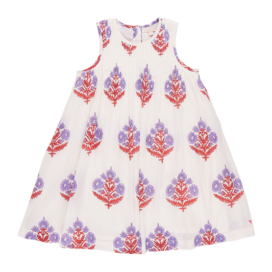 Girls Jaipur Dress - Lavender Bellflower