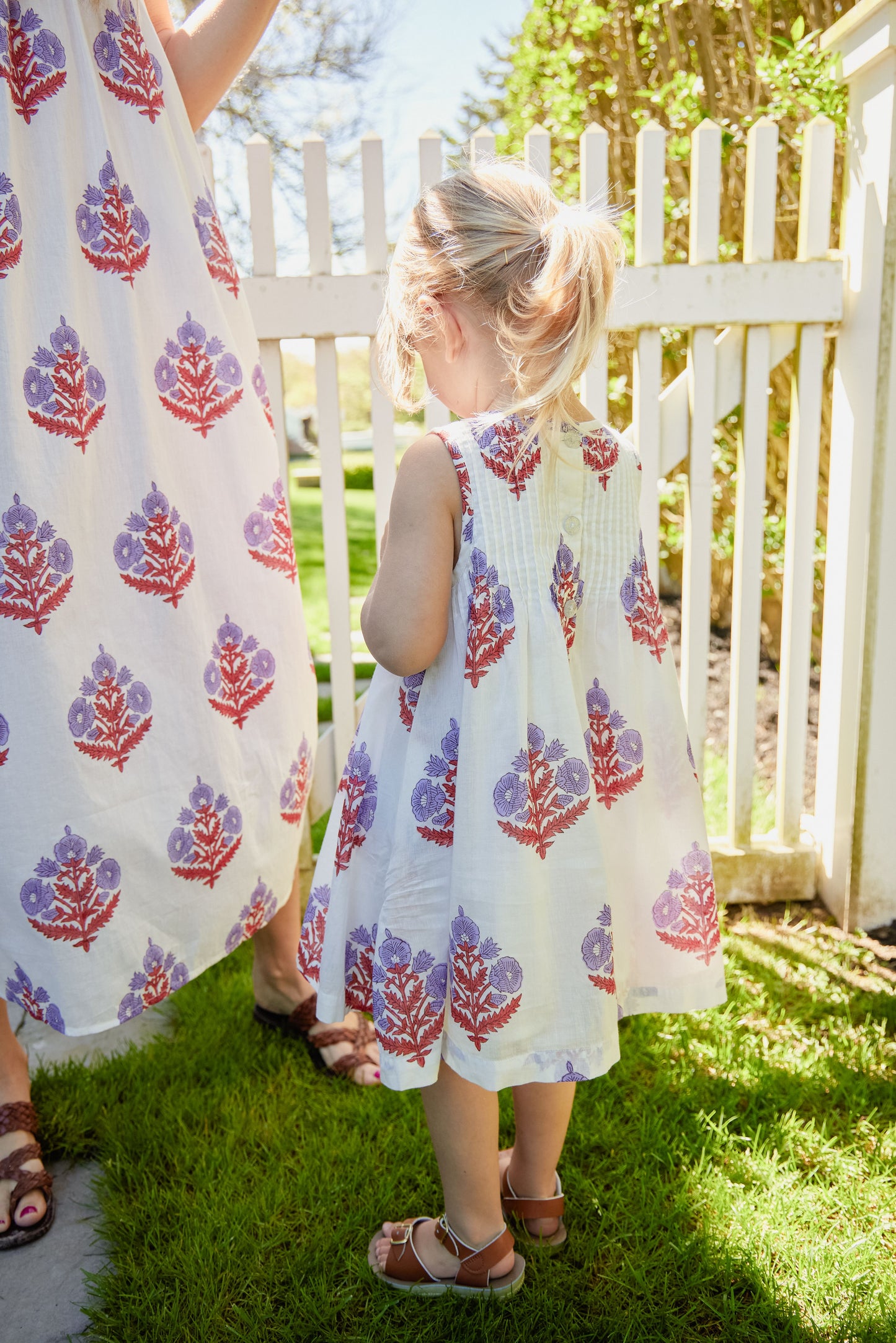 Girls Jaipur Dress - Lavender Bellflower