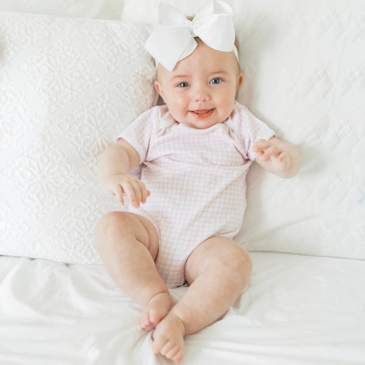 Peek-A-Boo Wishes Lap Bodysuit - Pink
