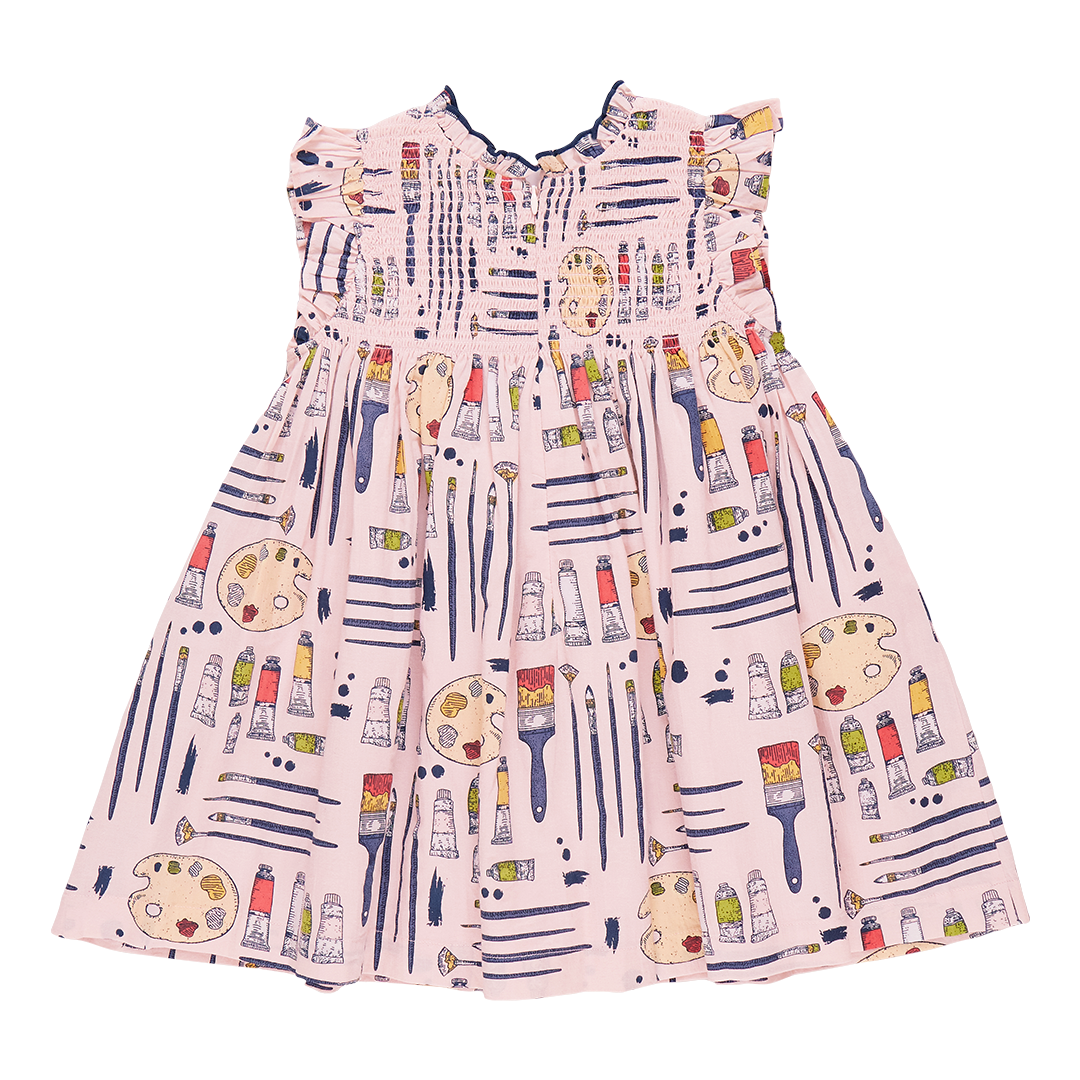 Girls Stevie Dress - Tiny Artist