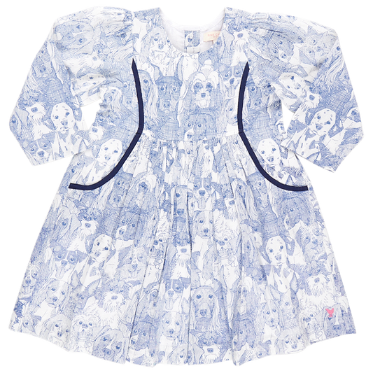 Girls Eden Dress - Dogs A Plenty