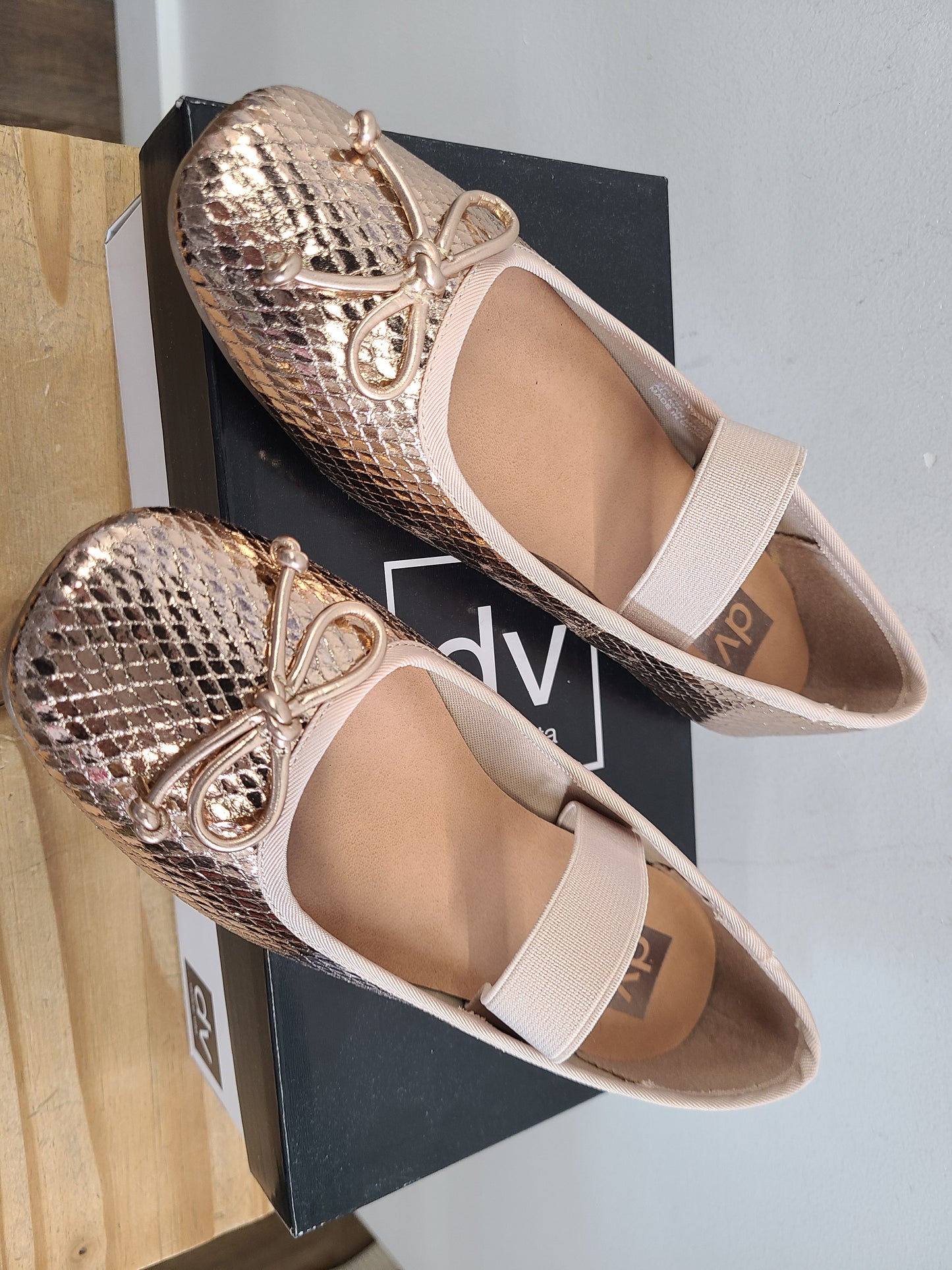 Blink Rose Gold Ballet Flat