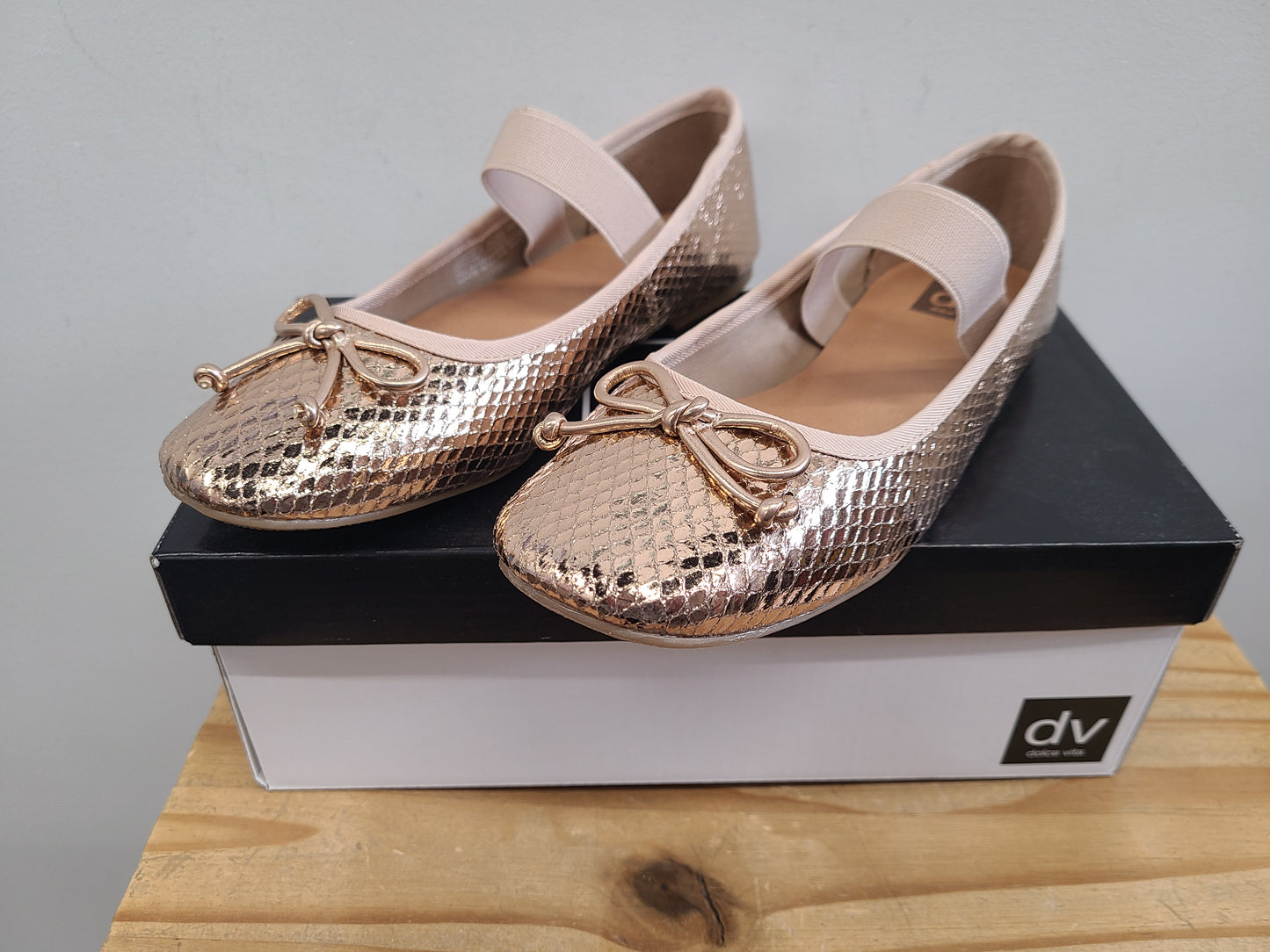 Blink Rose Gold Ballet Flat