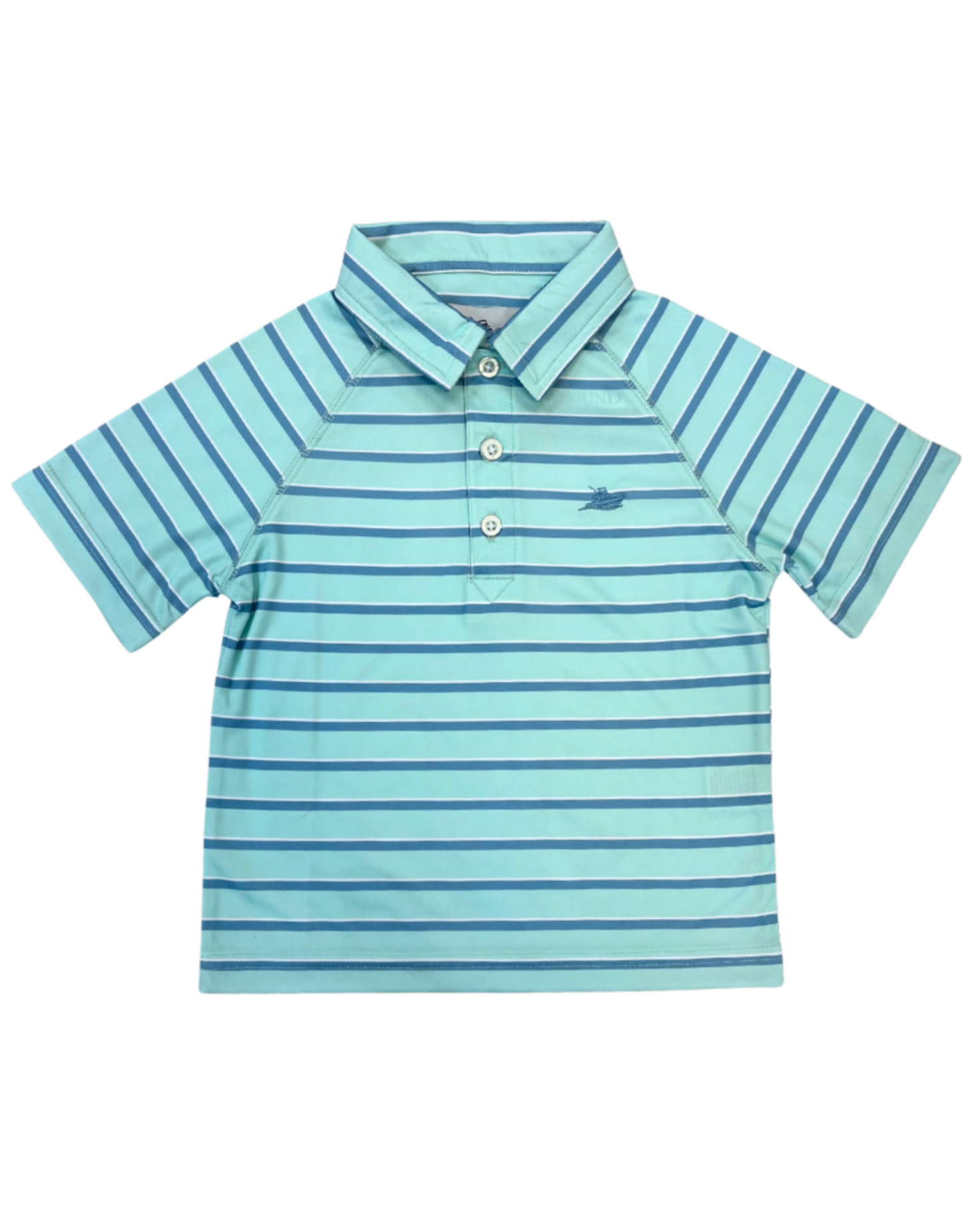 Performance Polo - Sea/Dusk/White