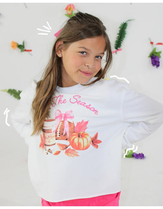 Tis the Season Embroidery Sweatshirt