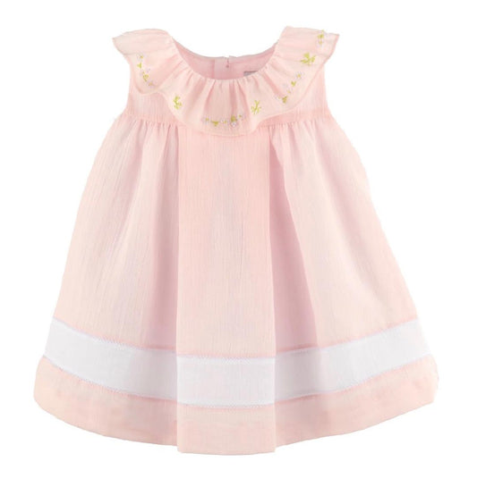 Daisy Chain Ruffle Dress- Pink