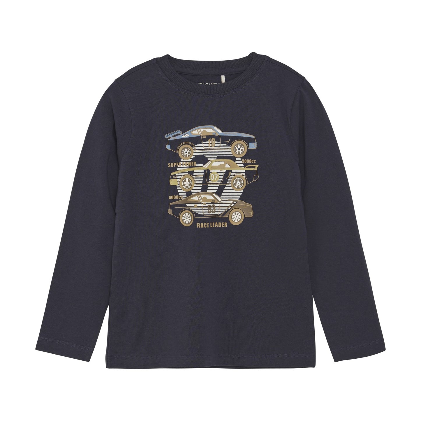 Boys L/S Tee - Race Car Parisian Night