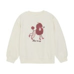 Girls Sweatshirt - Poodle Eggnog