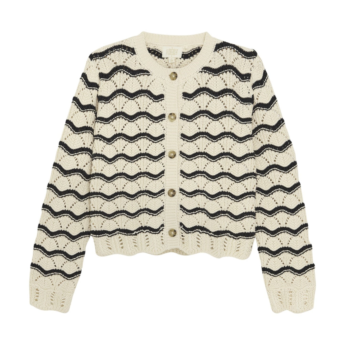 Cardigan Cotton - Mother of Pearl