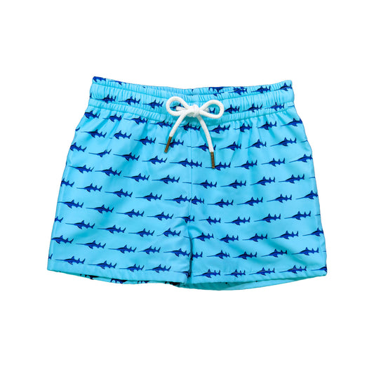 St Simons Swim Trunk - Blue Sawfish