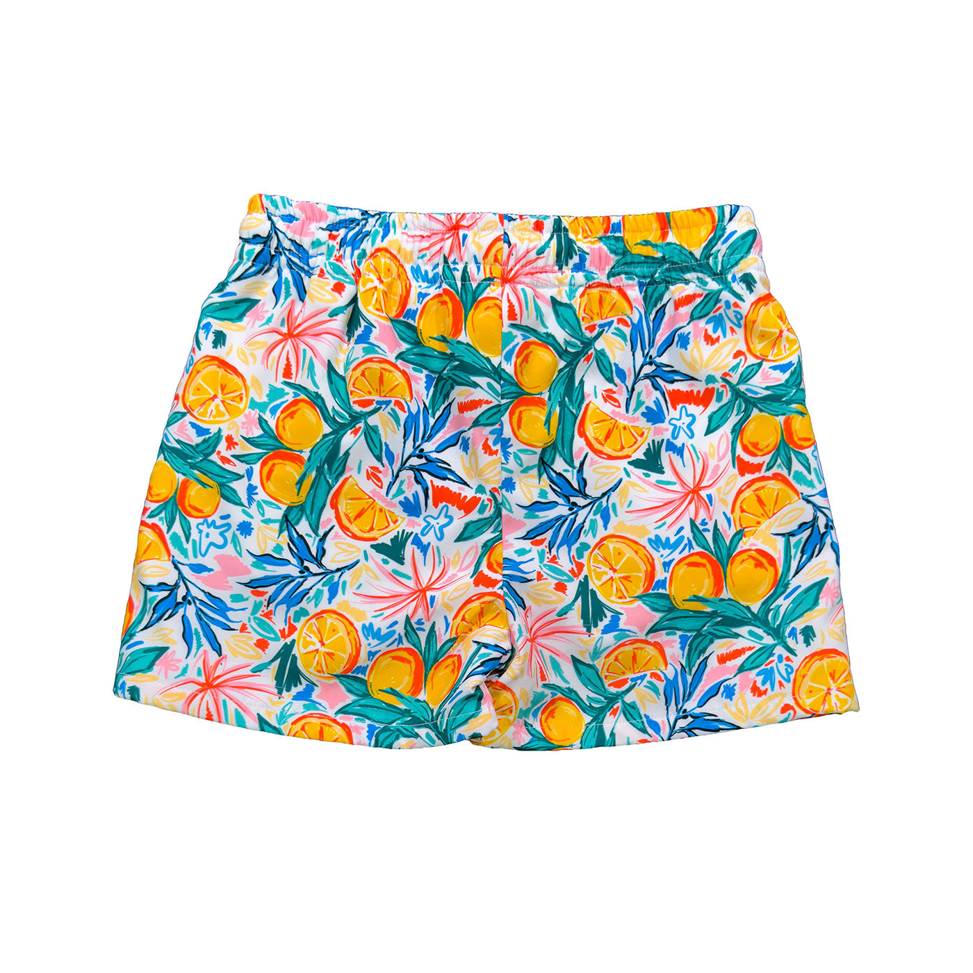 St Simons Swim Trunk - Positano Oranges