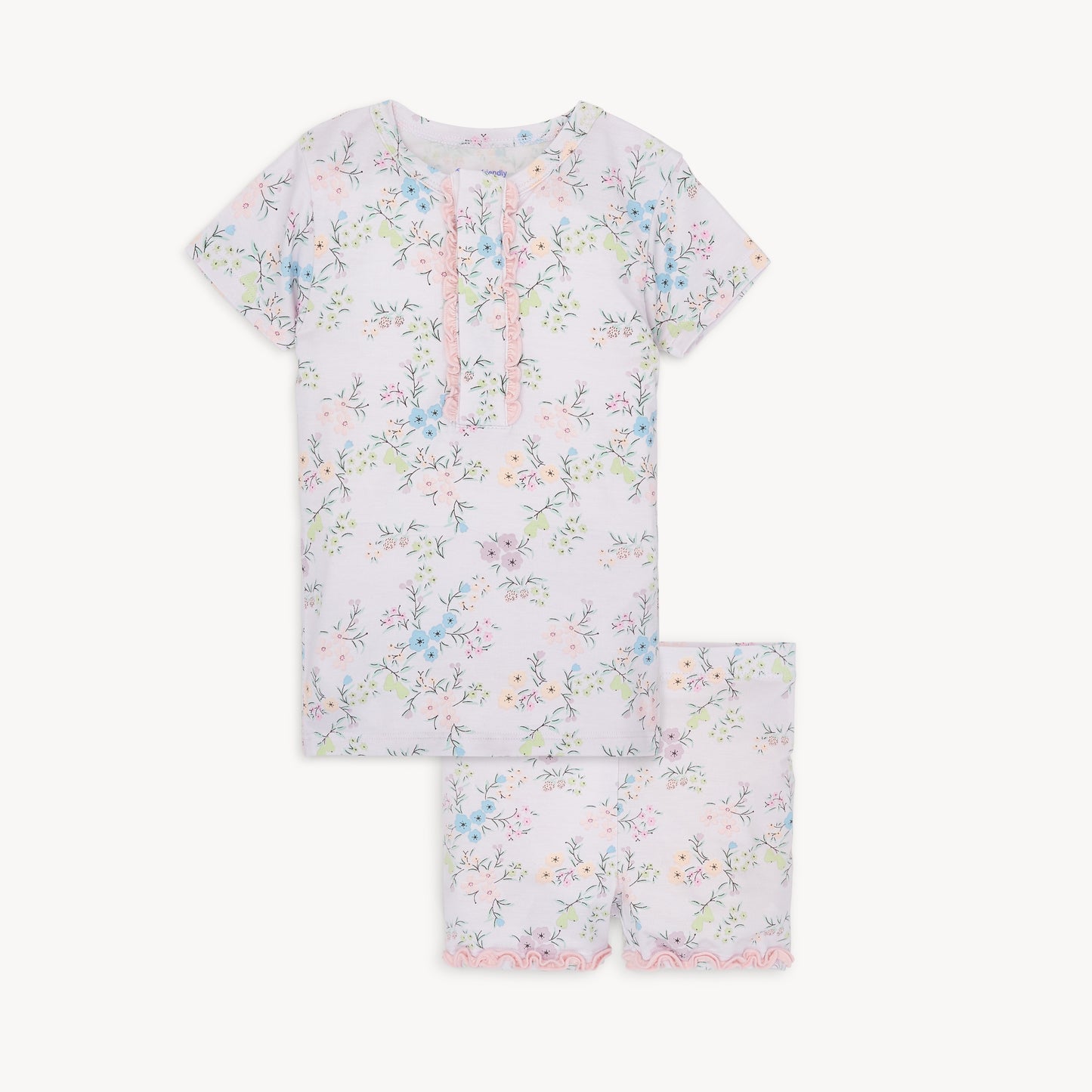 Emily Magnetic S/S PJ Set w/ Ruffle