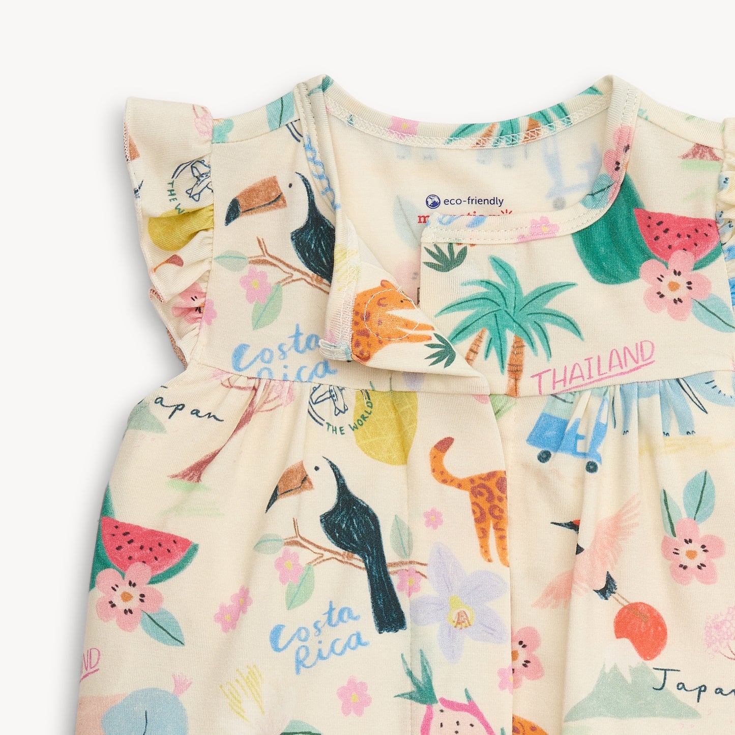 Wanderlust Wildlife Magnetic Romper