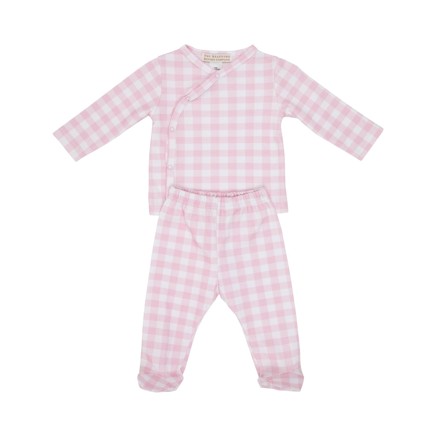 Cameron Cross-front Set - Palm Beach Pink Gingham